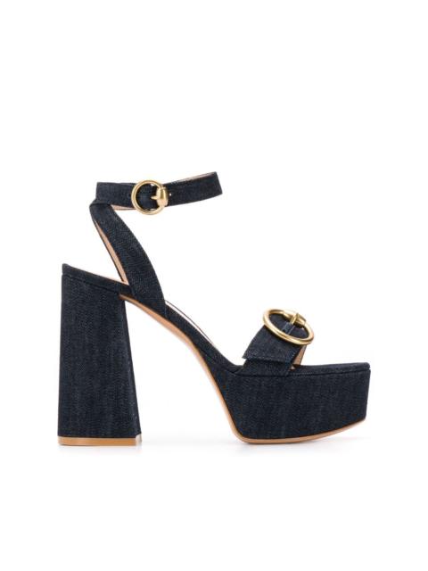 Zandra denim sandals