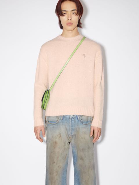 Acne Studios Crew neck wool jumper - Powder pink