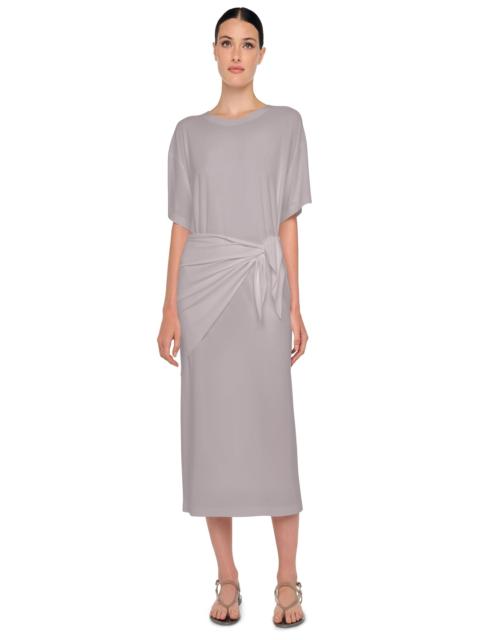 NORMA KAMALI SHORT SLEEVE BOXY DRESS TO MIDCALF