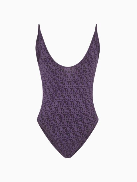 GIORGIO ARMANI Monogram jacquard bodysuit