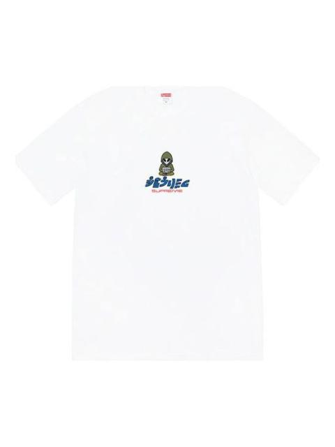 Supreme Supreme SS22 Week 8 Alien Tee Round Neck Pullover Pattern Cartoon Printing Short Sleeve Unisex SUP-S