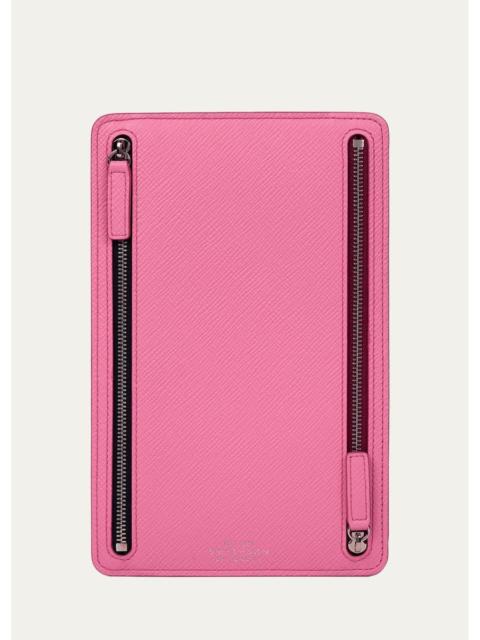 Smythson Leather Zip Pouch