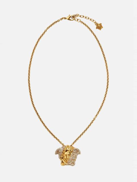 VERSACE Palazzo Dia Crystal Pendant Necklace