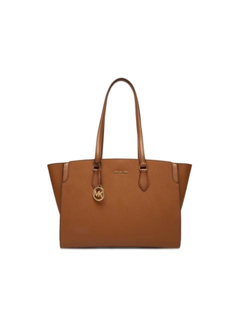 MICHAEL KORS Becca logo-charm tote