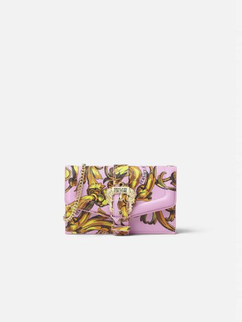 VERSACE JEANS COUTURE Regalia Baroque print Couture1 Chain Wallet