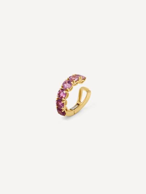 TOUS Gold Earcuff with tourmaline and rhodolite TOUS ATELIER