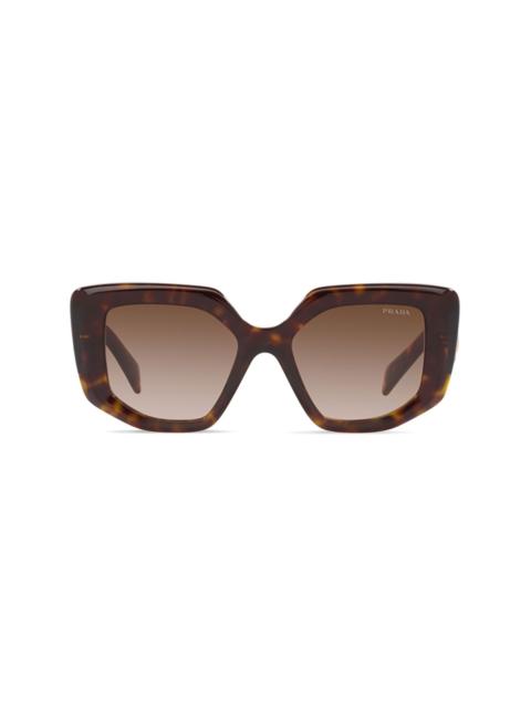 Prada tortoiseshell-effect square sunglasses
