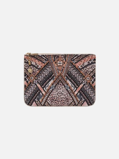 CAMILLA SMALL CANVAS CLUTCH