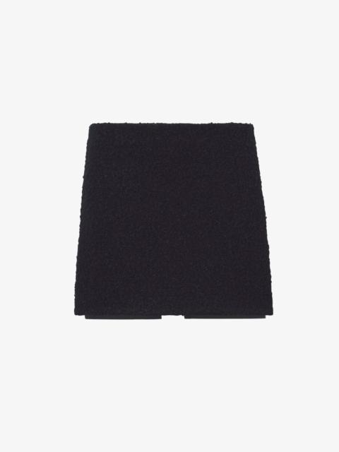 Stretch Boucle Mini Skirt