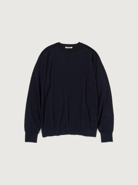 AURALEE GIZA HIGH GAUGE KNIT P/O
