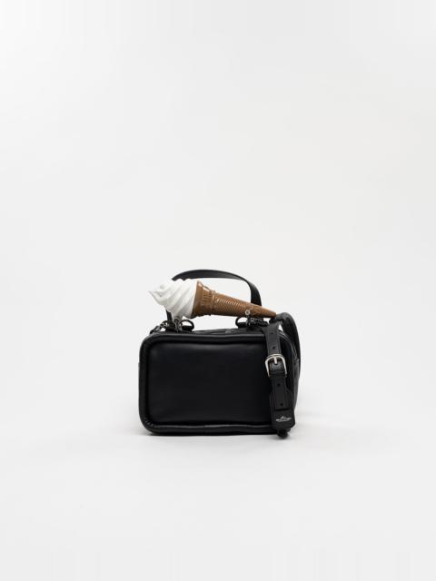 Maison MIHARAYASUHIRO "TOY" Soft Serve Handle Square Leather Mini Bag