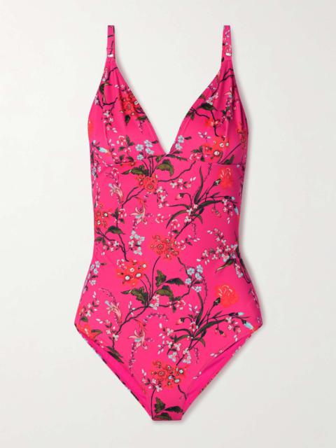 Erdem Floral-print swimsuit