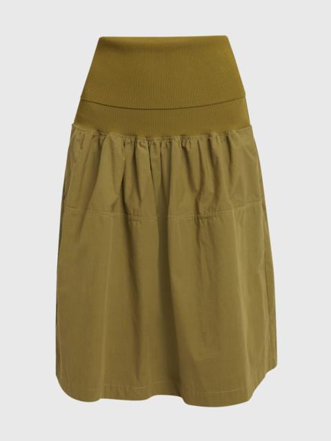 Proenza Schouler Olive Pull-On Skirt