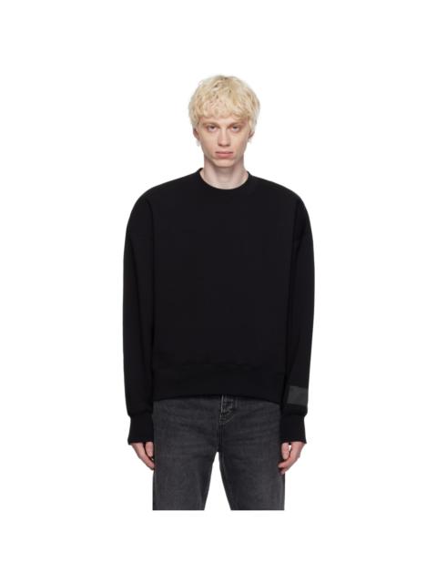 AMI Paris Black Crewneck Sweatshirt