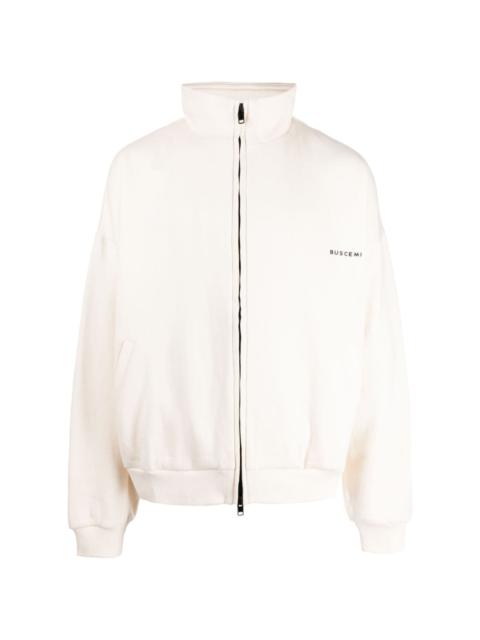 BUSCEMI cotton fleece bomber jacket