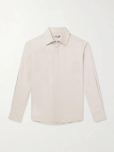 Herno Silk and Cashmere-Blend Shirt