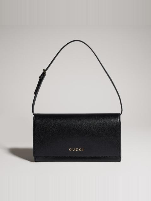 GUCCI Mini pouch with Gucci lettering