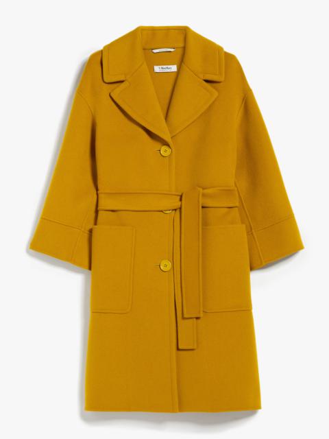 MARITA Pocket-detail wool coat