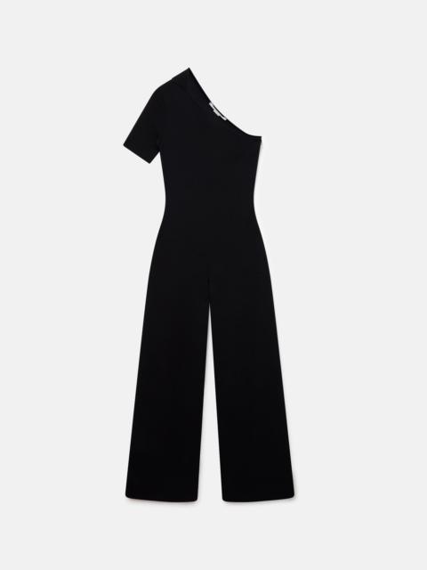 Stella McCartney Compact Knit One-Shoulder Jumpsuit