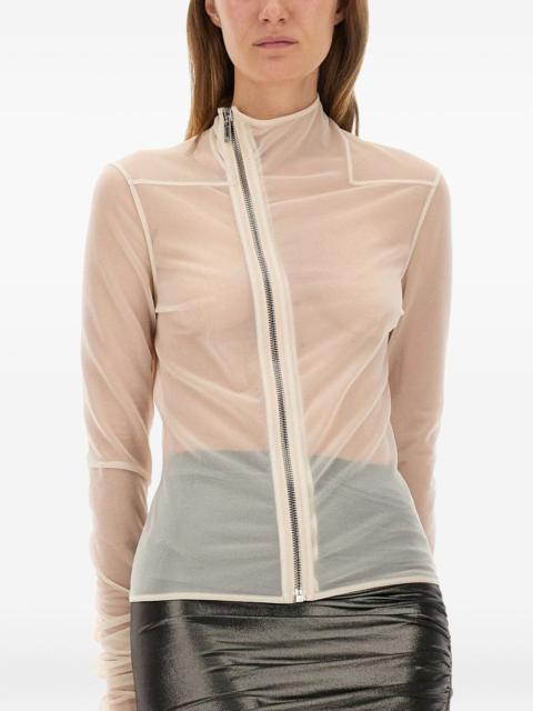 Rick Owens Lilies zipped transparent top