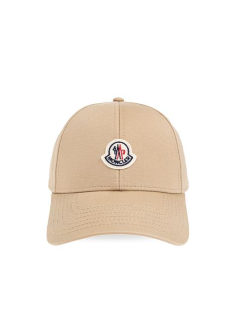 Moncler gabardine baseball cap