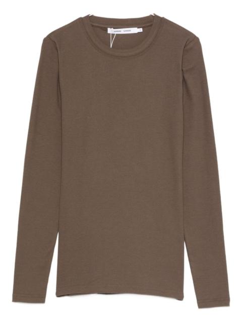 SAMSØE SAMSØE fine-ribbed T-shirt