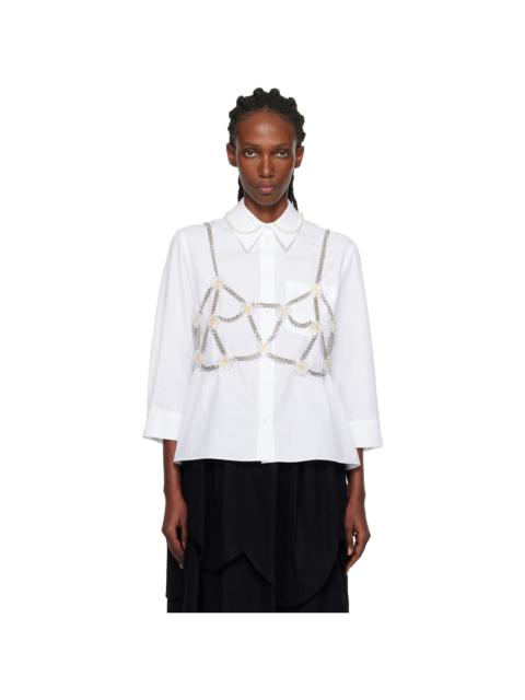 Noir Kei Ninomiya Silver Petal Body Chain