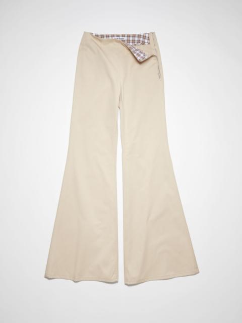 Acne Studios Regular fit trousers - Beige