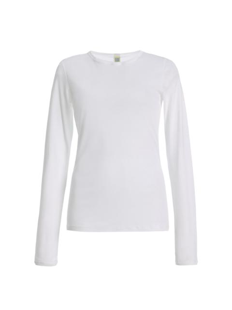 FLORE FLORE Olivia Long-Sleeved Cotton Top