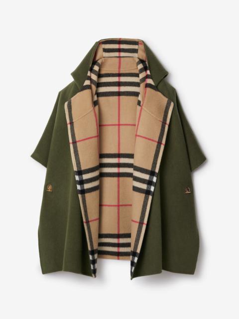 Burberry Cashmere Reversible Hooded Cape