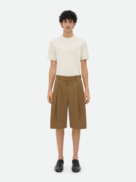 Bottega Veneta Cotton Gabardine Shorts