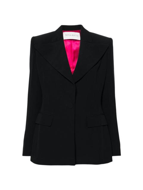 wide-lapels single-breasted blazer