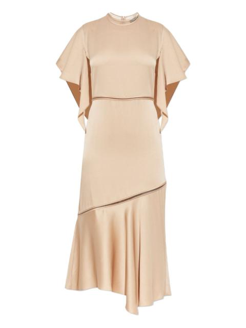 FABIANA FILIPPI layered asymmetrical-hem dress
