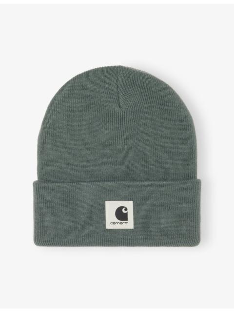 Carhartt Ashley Brand-Patch Knitted Beanie