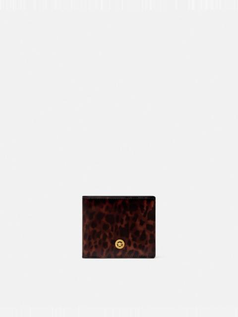 VERSACE Medusa Biggie Patent Bifold Wallet