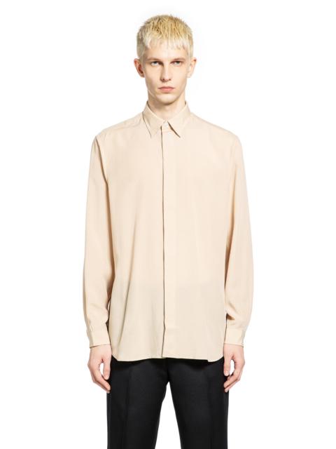 LARDINI Linen Tencel Shirt