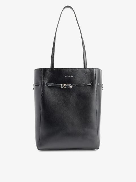 Voyou branded leather tote