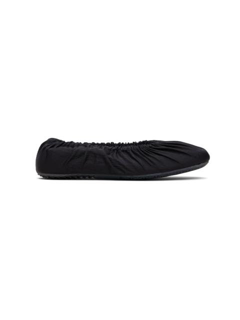 Maison Margiela Black Layered Ballerina Flats