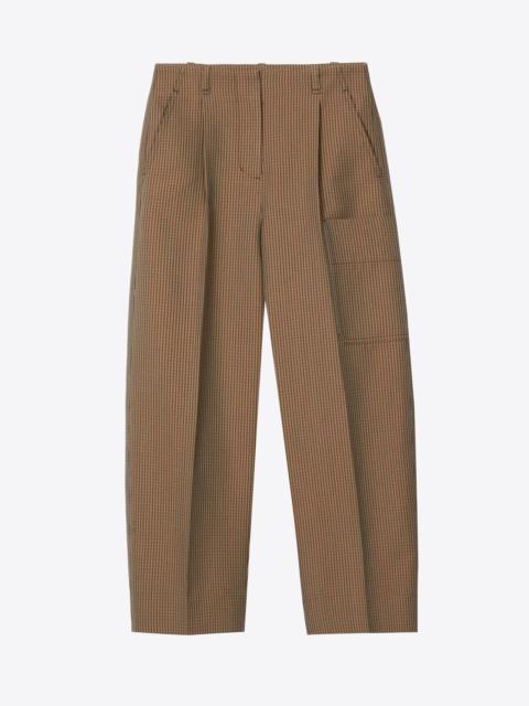 3.1 Phillip Lim Houndtooth Tweed Curve Leg Pants
