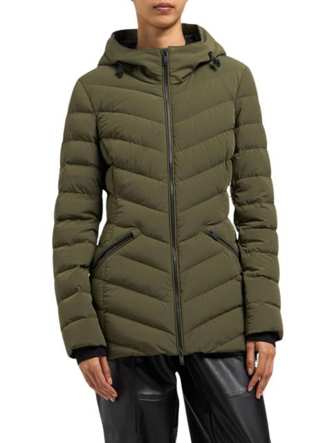 MOOSE KNUCKLES Moose Knuckles Rockcliff 5 Quilted Stretch Jacket in Moss at Nordstrom