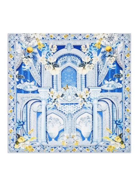 CAMILLA Women's De Nada Grenada Crystalled Silk Scarf - De Nada Granada
