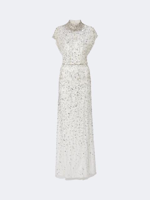 JENNY PACKHAM Crystal Drop embellished gown
