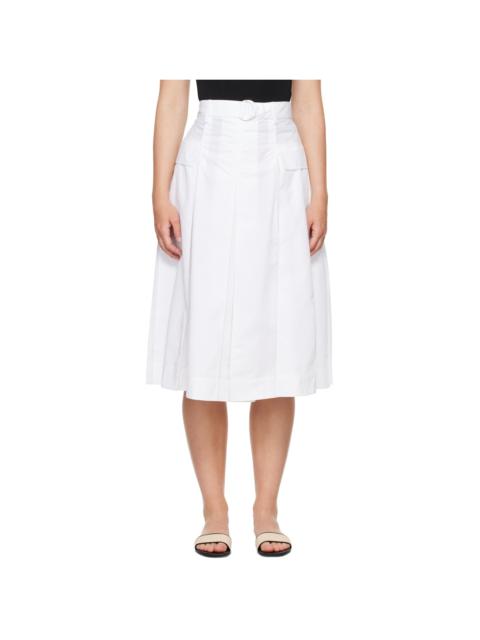 3.1 Phillip Lim White Utility Midi Skirt