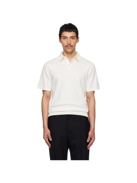 Paul Smith Off-White Short Sleeve Polo