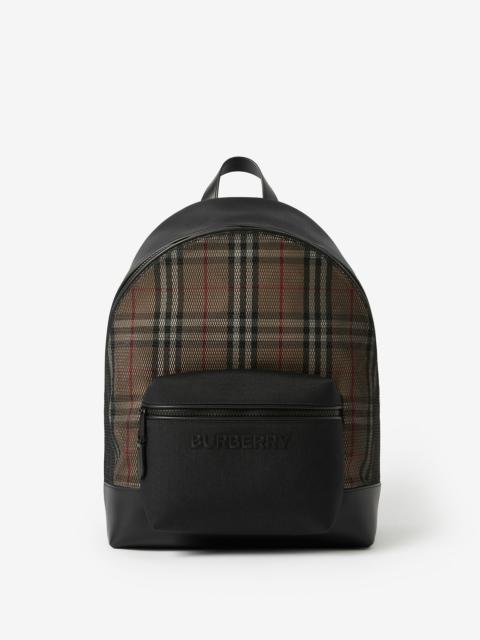 Burberry Check and Mesh Backpack