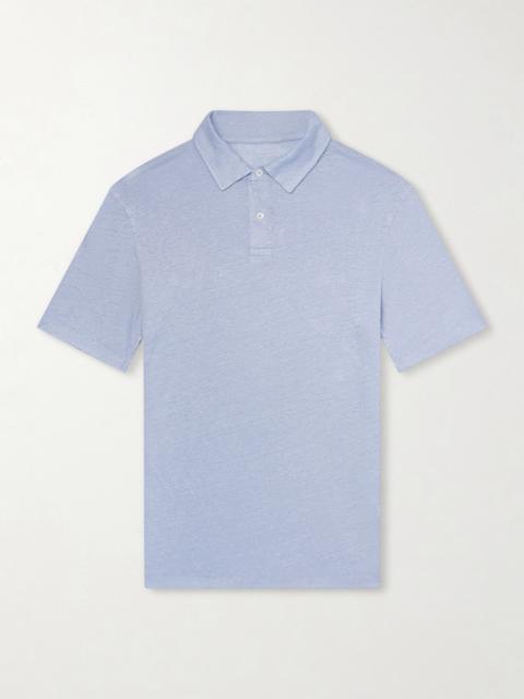 Hartford Knitted Linen Polo Shirt