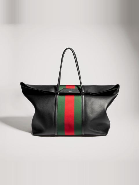 GUCCI Mega Web Trademark medium duffle bag