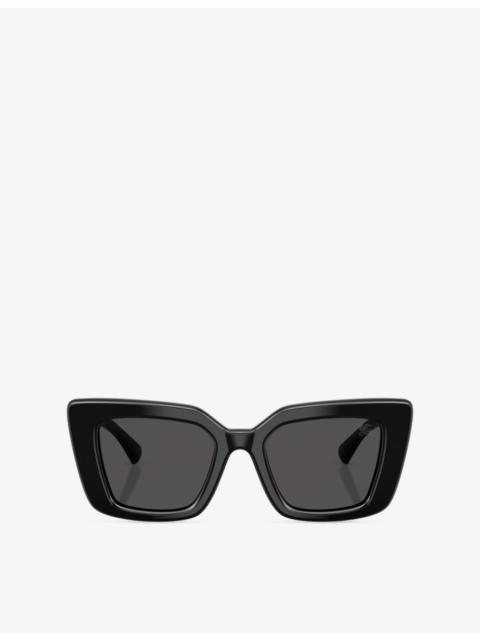 Burberry BE4476 Cat-Eye Acetate Sunglasses