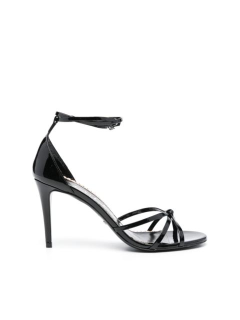 GUCCI Double-G 90mm leather sandals