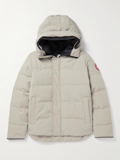 Canada Goose Macmillan Logo-Appliquéd Quilted Shell Hooded Down Parka